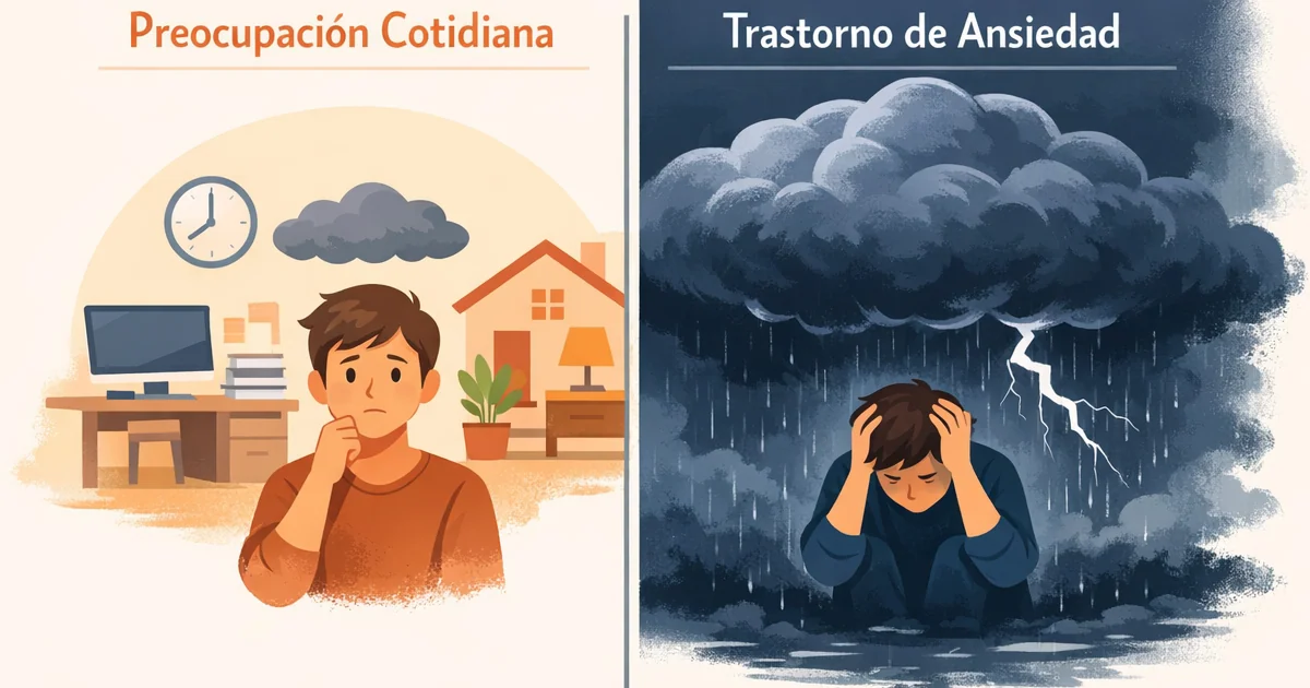 ¿Cómo saber si mi ansiedad es normal o ya es un trastorno?